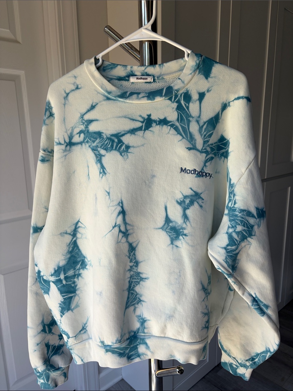 Madhappy Tie-Dye Limited Edition Crewneck Sweatshirt, Size S (oversized).